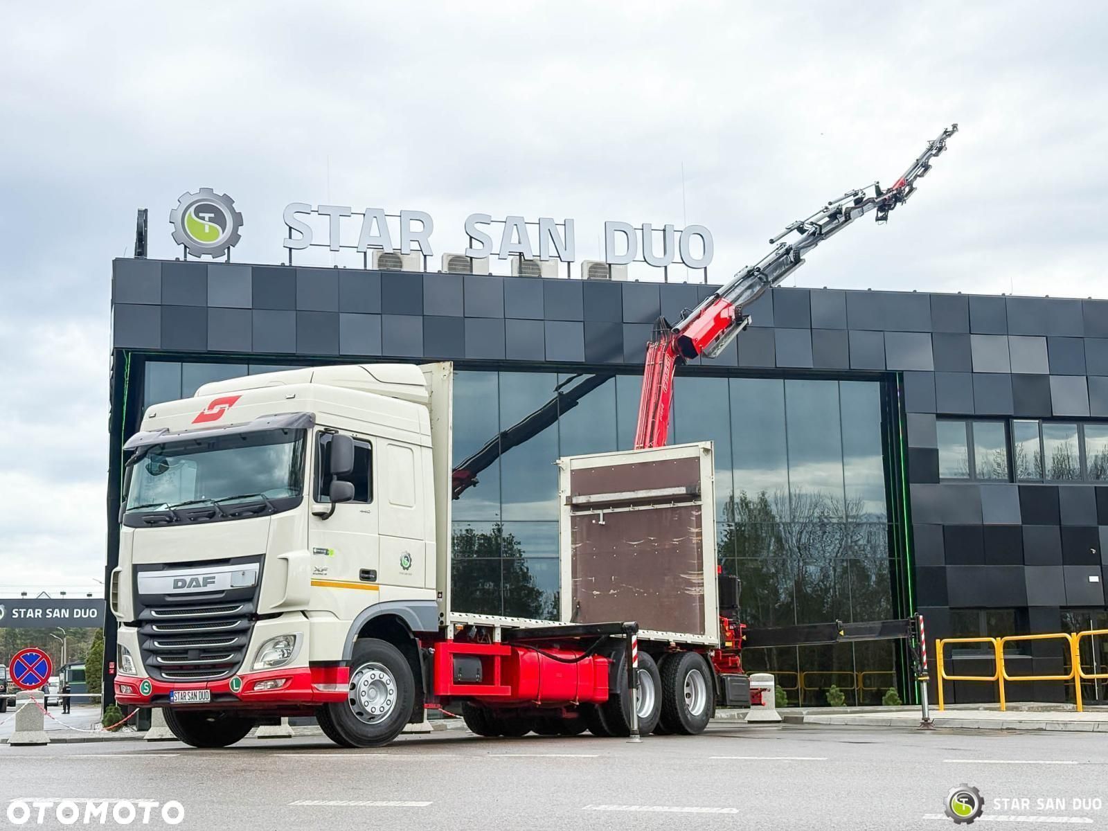 DAF XF 440 6x2 Fassi F365 FLY JIB HDS Żuraw Crane Kran Chwytak do Palet - 1
