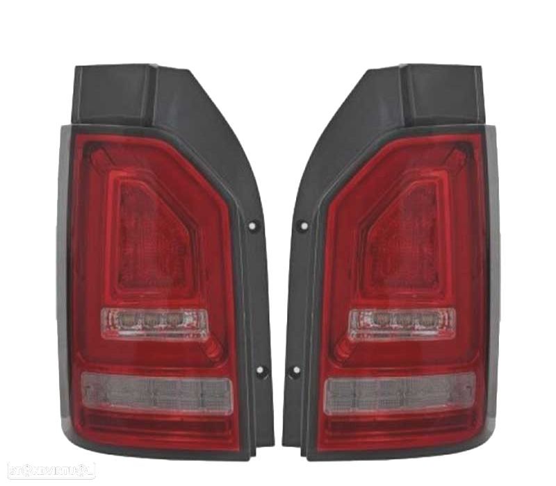 FAROLINS VOLKSWAGEN VW T6 MULTIVAN CARAVELLE 15-19 LED DINAMICO FUMADO - 1