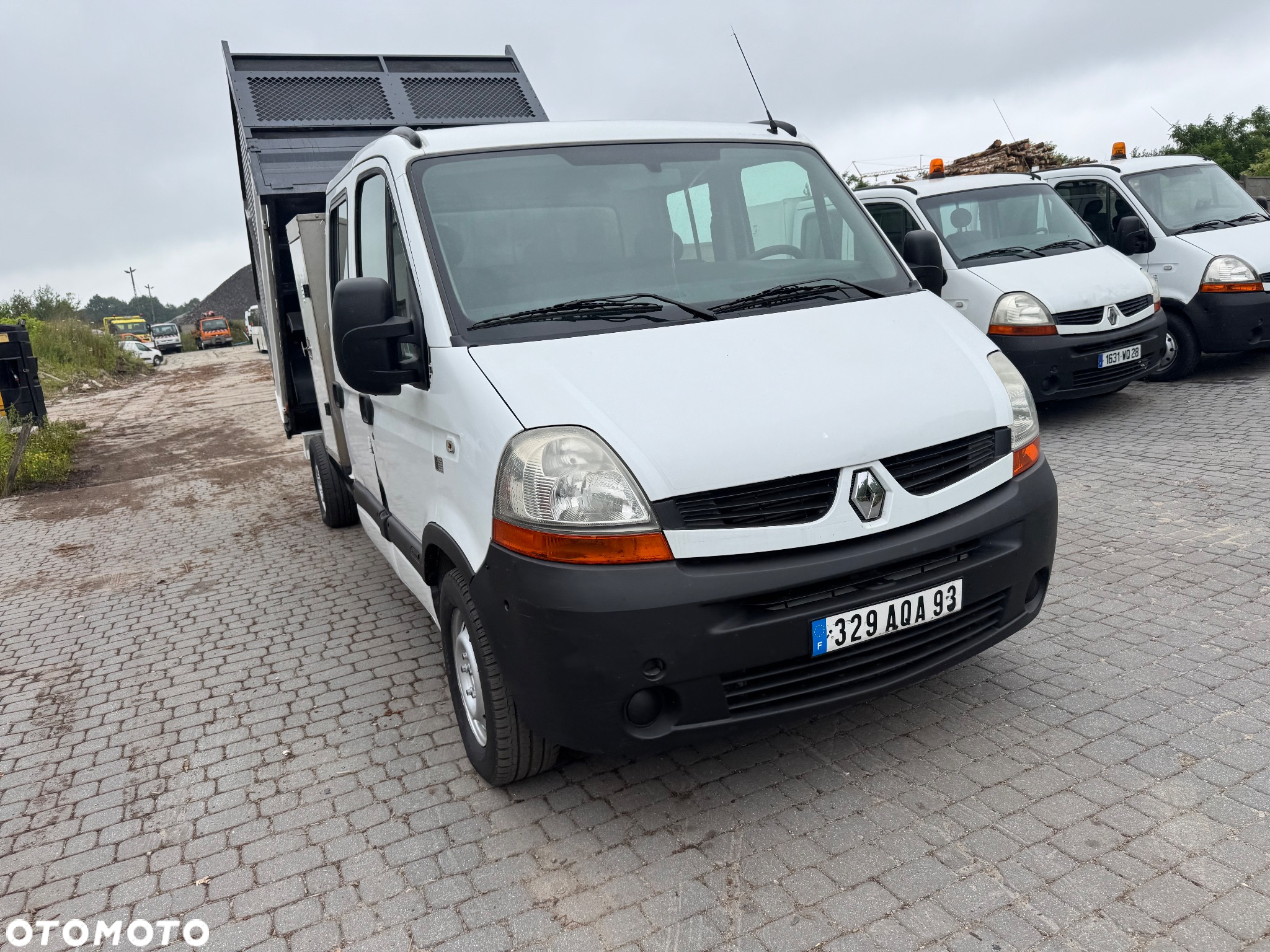 Renault Master 2009 r. kraty wywóz liści Wywrotka Kiper Brygadówka 7 Osobowy Dubelkabina Dobelkabina Wywrot Doka - 4