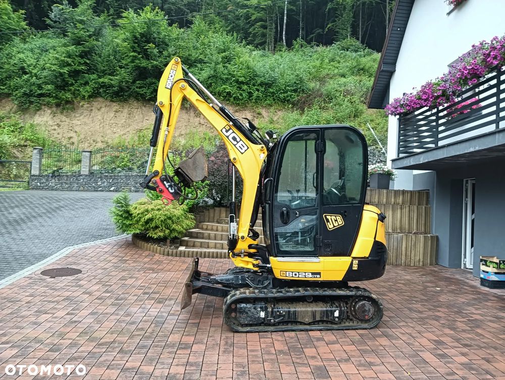 JCB Minikoparka 8029 CTS | 2019 r. | 1500 mth | 2.8 t | Stan BDB | mini koparka obrotowa gąsienicowa - 3