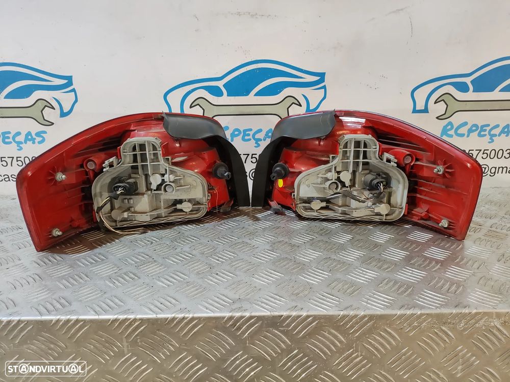FAROLIM FAROLINS TRASEIRO TRÁS ESQUERDO DIREITO AUDI A3 8P 8P3 S-LINE RESTYLE FACELIFT 3 PORTAS 8P3945096A 8P3945095A - 9
