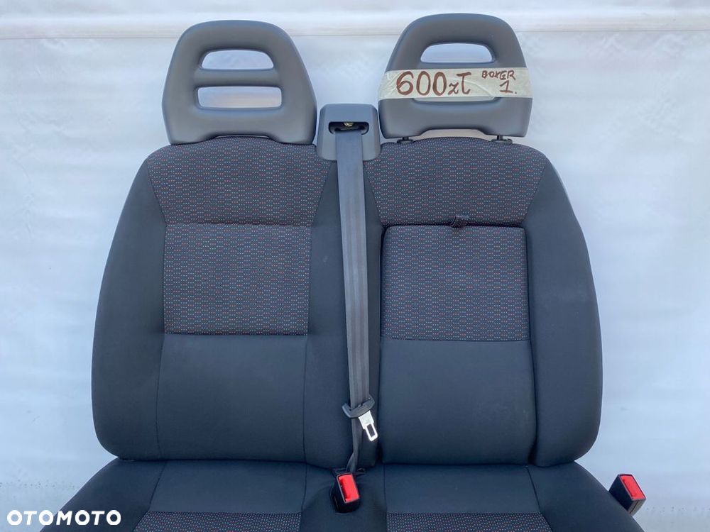 DUCATO BOXER JUMPER 2014- fotel PODWÓJNY KANAPA pasażera prawy ze STOLIKIEM - 4