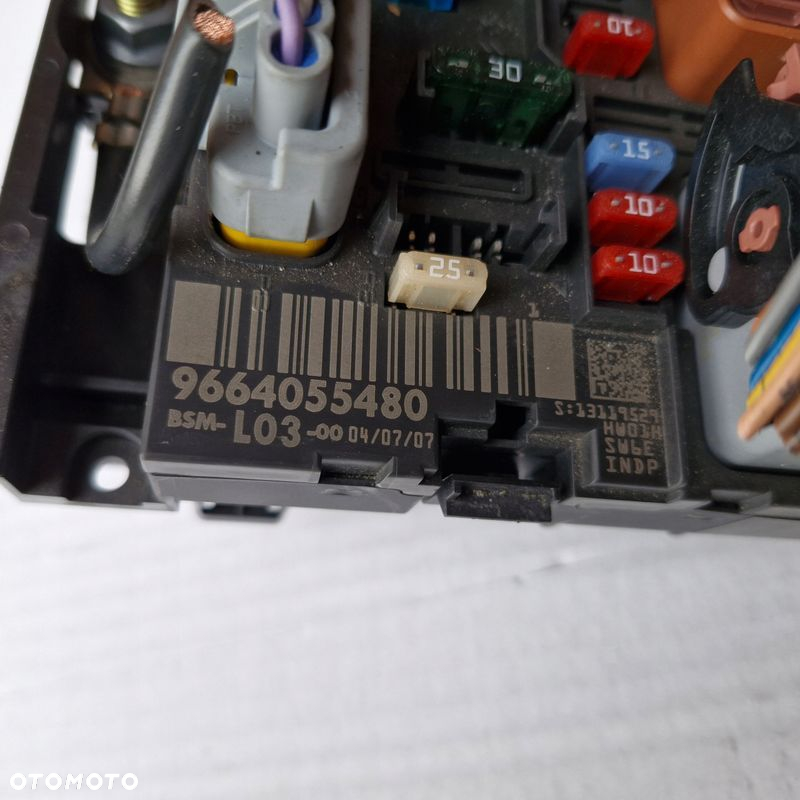 STEROWNIK MODUŁ BSM CITROEN C2 9664055480 - 3