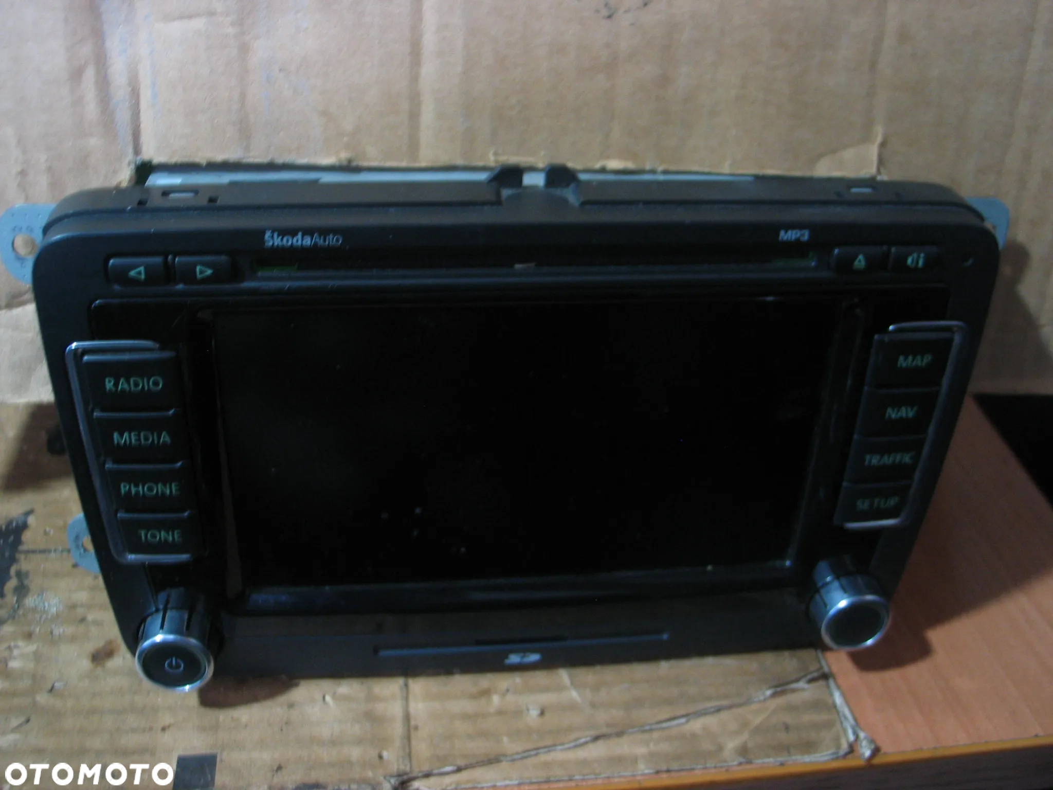 radio radioodtwarzacz nawigacja skoda octavia 2 II mp3 sd 1Z0035680A - 2