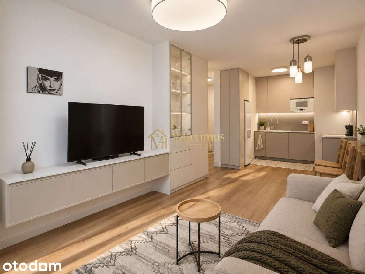 2 Pokoje|Klimatyzacja|Parking|Balkon|Zwierzęna akc