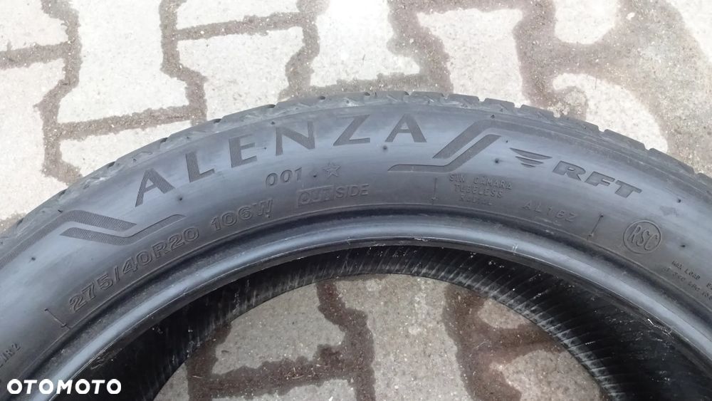 Opona letnia 2szt. Bridgestone Alenza 001 * RFT 275/40R20 106W RFT 2023r. - 19