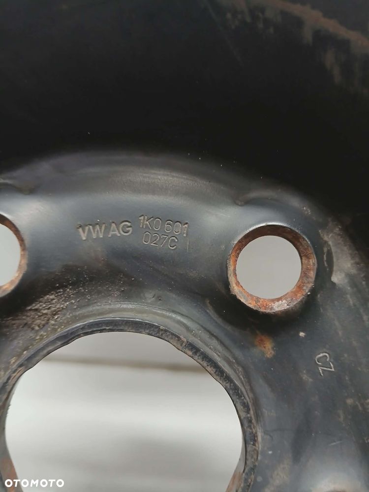 FELGA STALOWA ZAPAS KOŁO ZAPASOWE VW AUDI 5X112 66.6MM 195/65/R15 - 5