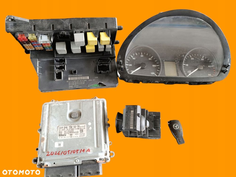sterownik silnika mercedes sprinter w906 2.2 cdi a6461506378 - 9