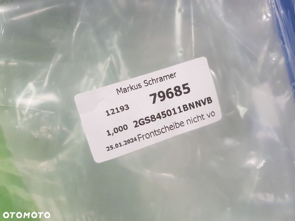NOWA ORYGINALNA SZYBA PRZEDNIA CZOŁOWA ZIELONA VW POLO VI 6 17- 2GS845011BNNVB KAMERA SENSOR DESZCZU - 3