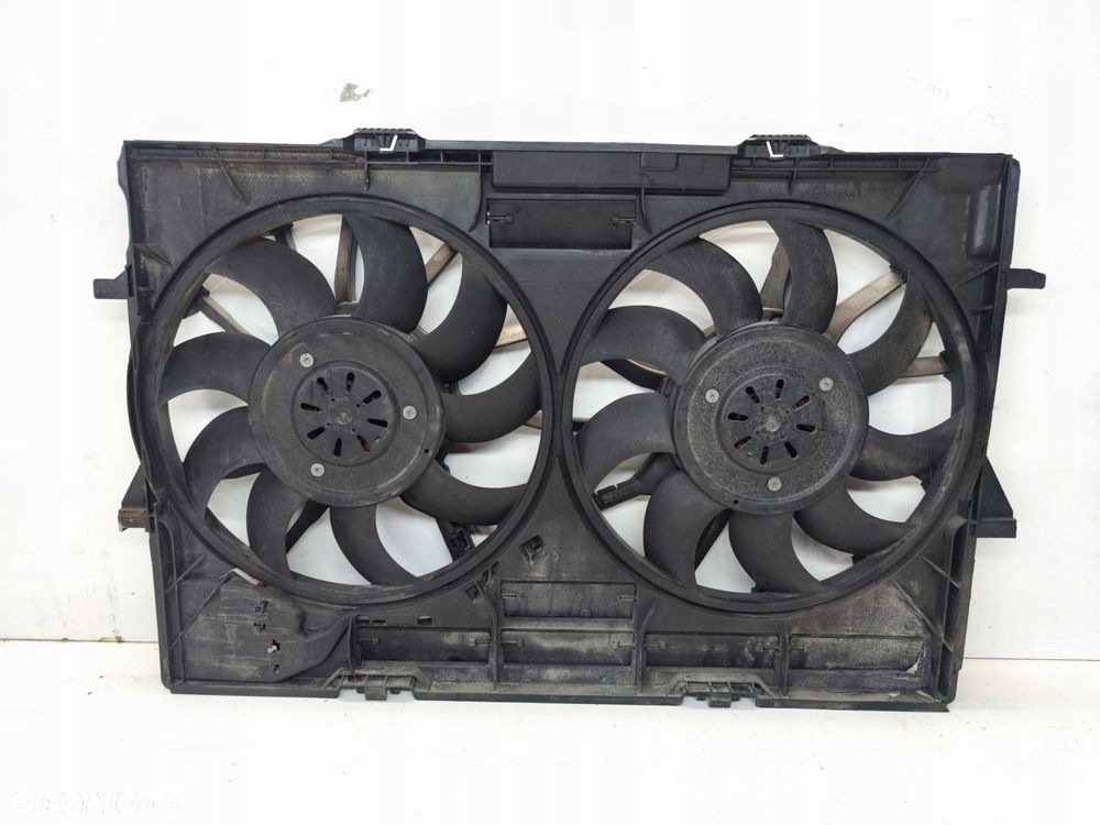 WENTYLATORY + OBUDOWA AUDI A4 A5 A6 A7 A8 4H0121003N POPĘKANA OBUDOWA - 8