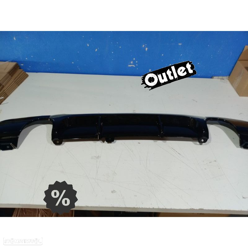 C030139C2 DIFUSOR BMW E90 E91 04-12 LOOK M PERFORMANCE PRETO BRILHANTE - 6