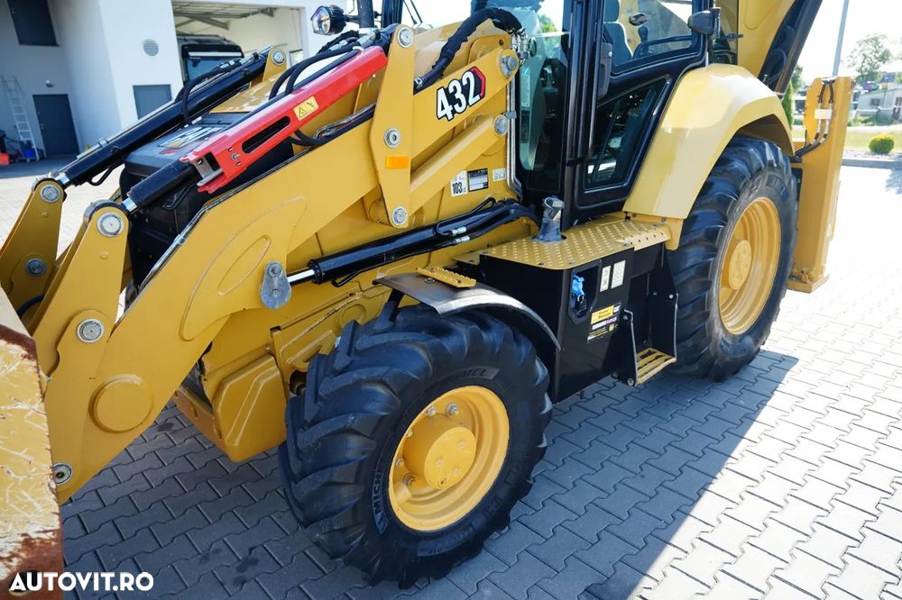 Cat 432 F / BULDOEXCAVATOR / 1.800 ORE / AER CONDIȚIONAT / - 16