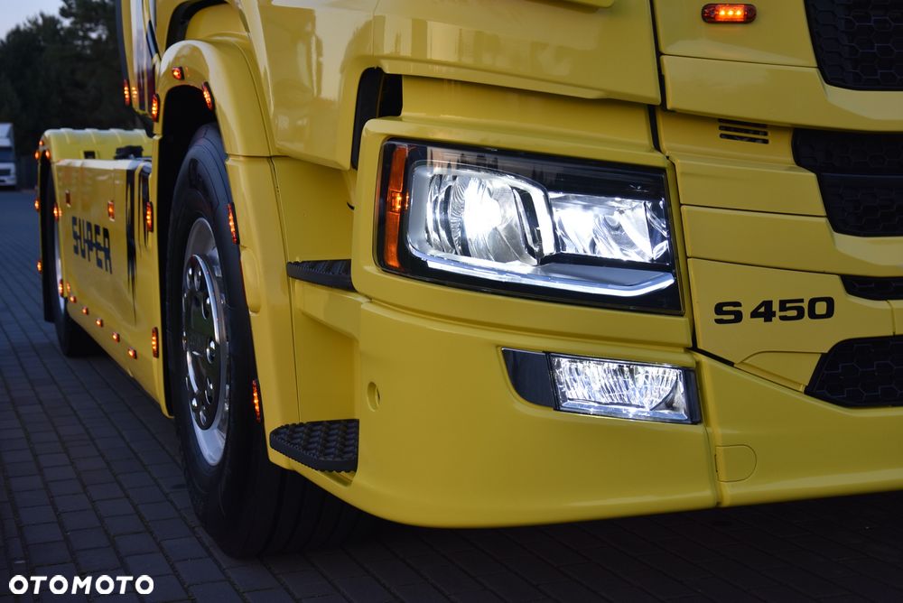 Scania S450 / ALU-FELGI / VIRTUALNE ZEGARY / CENTRALNE SMAROWANIE / SKÓRA / FULL LED / STANDARD / RETARDER / HYDRAULIKA ! PTO! Jak nowa ! ! - 25
