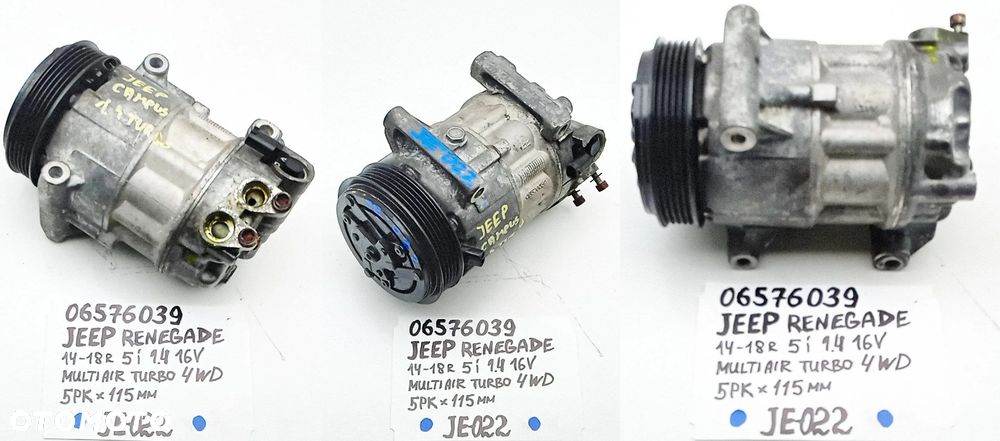 FIAT LANCIA ALFA ROMEO IVECO JEEP FI001-FI064 SPRĘŻARKA KOMPRESOR KLIMATYZACJI AUKCJA (1) - 9