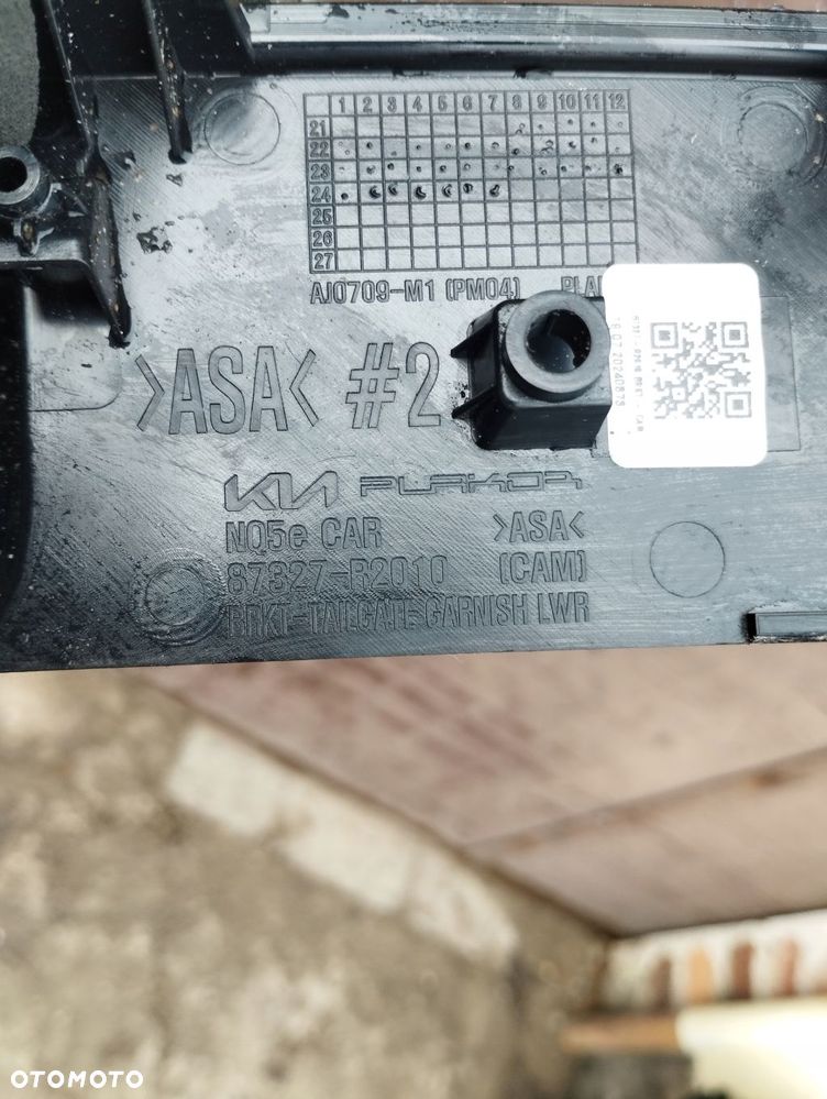 blenda listwa klapy bagażnika kia sportage v 87327-r2010 - 6