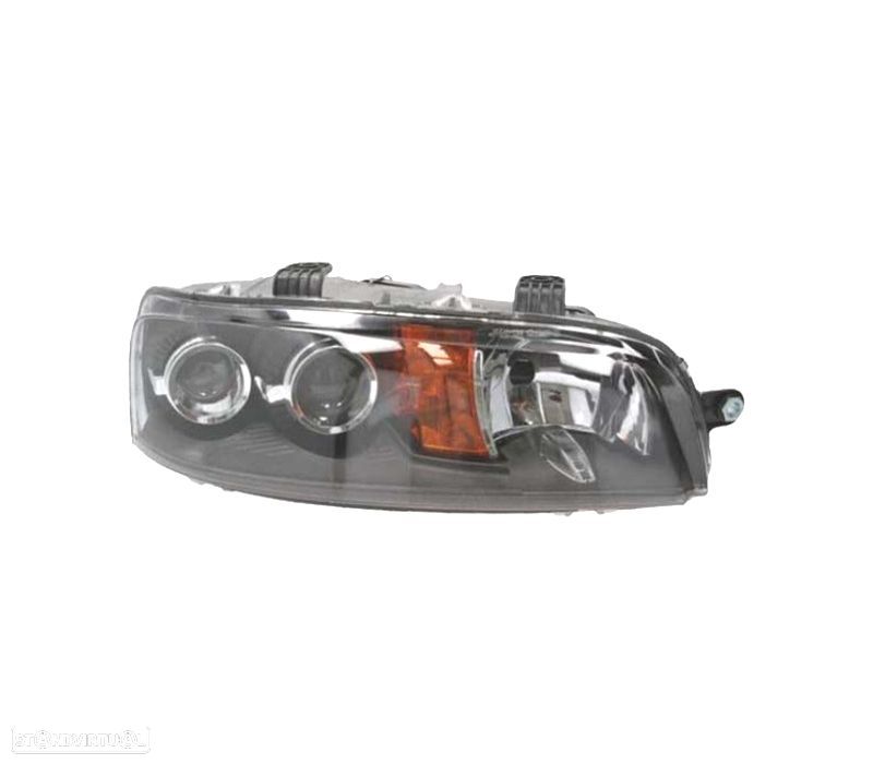FAROL DIR OPTICAS FIAT PUNTO 01-03 FUNDO PRETO - 1