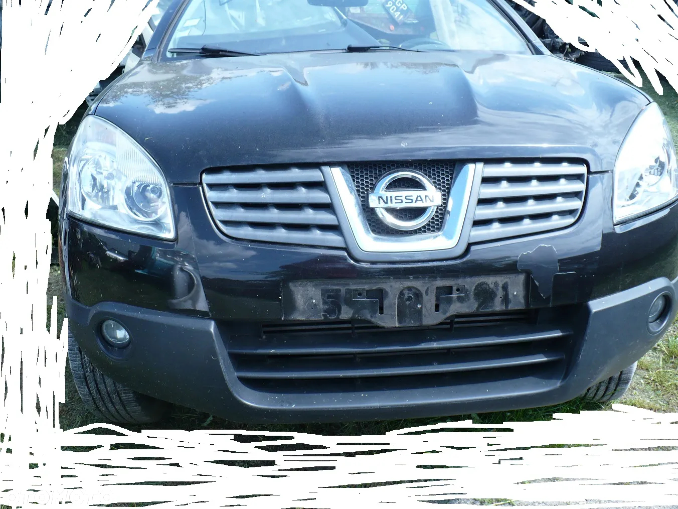 QASHQAI J10 MASKA ZDERZAK BLOTNIKI BIALY 326 EU. - 3