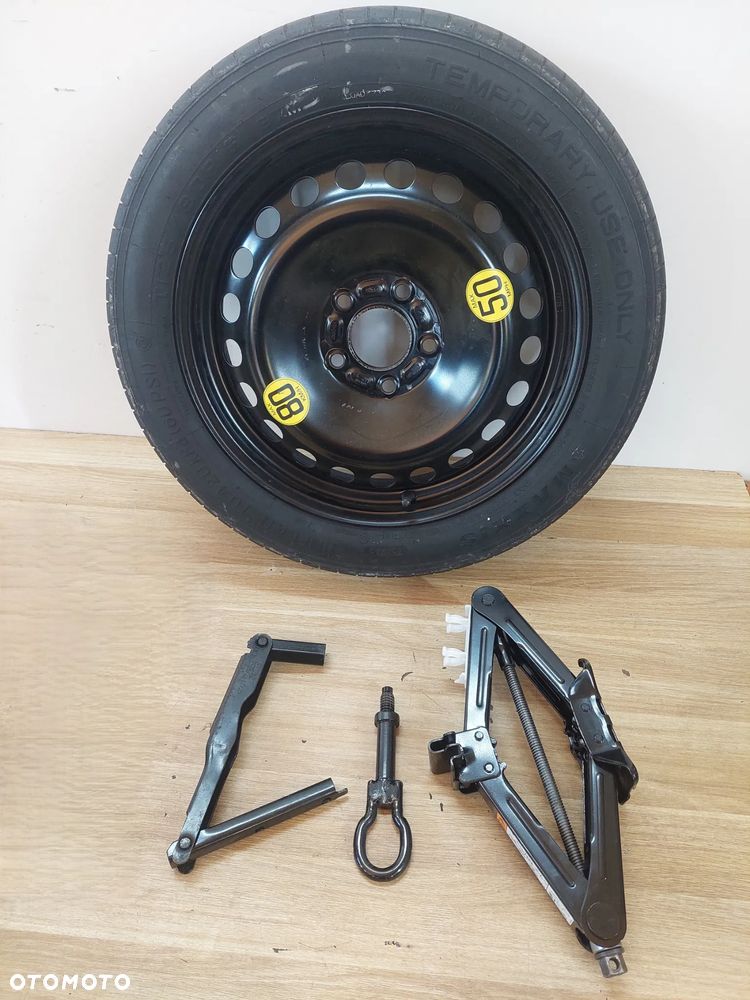 Koło dojazzdowe R16 lewarek klucz podnośnik ucho zestaw Ford Mondeo Mk5 Kuga Mk2 Escape Focus Connect Fusion c-max Galaxy 12-22  Łuków części - 1