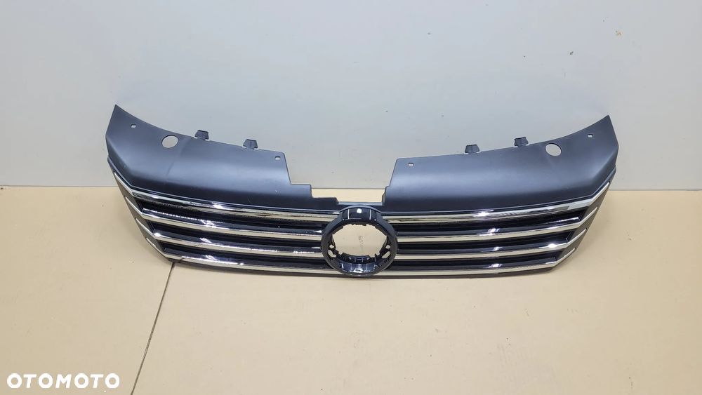 PASSAT B7 10-15 GRILL ATRAPA PRZÓD PRZEDNIA NOWA CHROM POŁYSK - 2