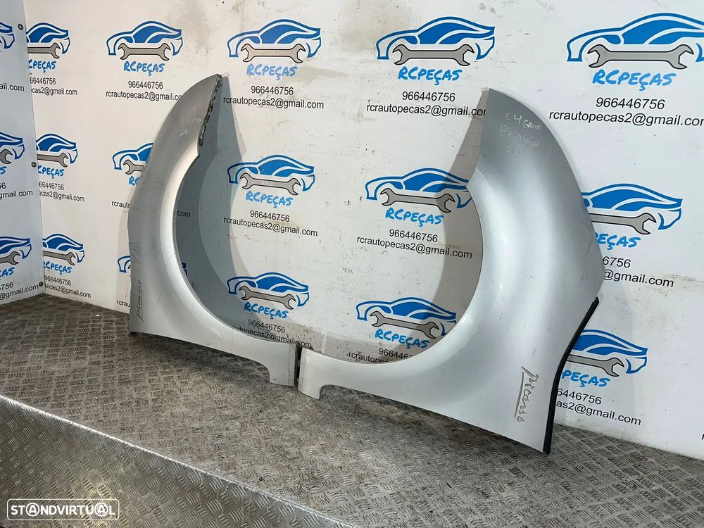 .Guardalamas Frente Frontal Esquerdo Direito Original PSA Citroen C4 Grand Picasso 2006 - 2013 - 5
