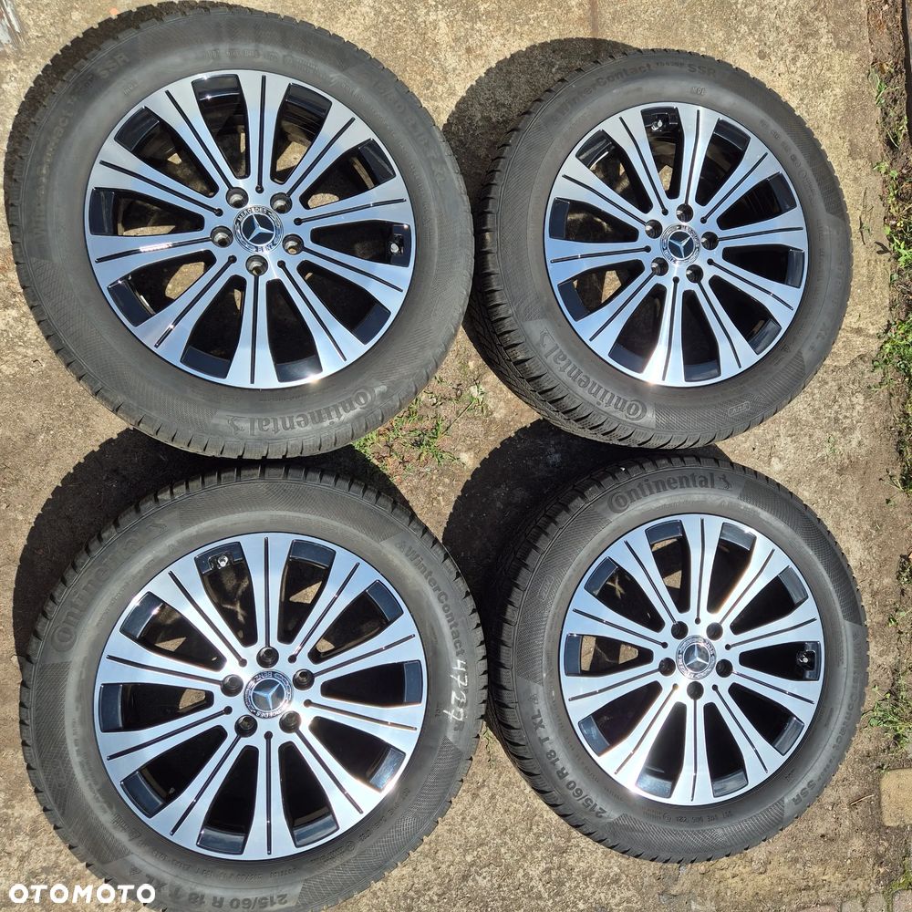 ZIMA KOŁA 215/60 R18 ORYGINAŁ MERCEDES EQB EQA W243 GLA GLB GLK +CZUJNIKI