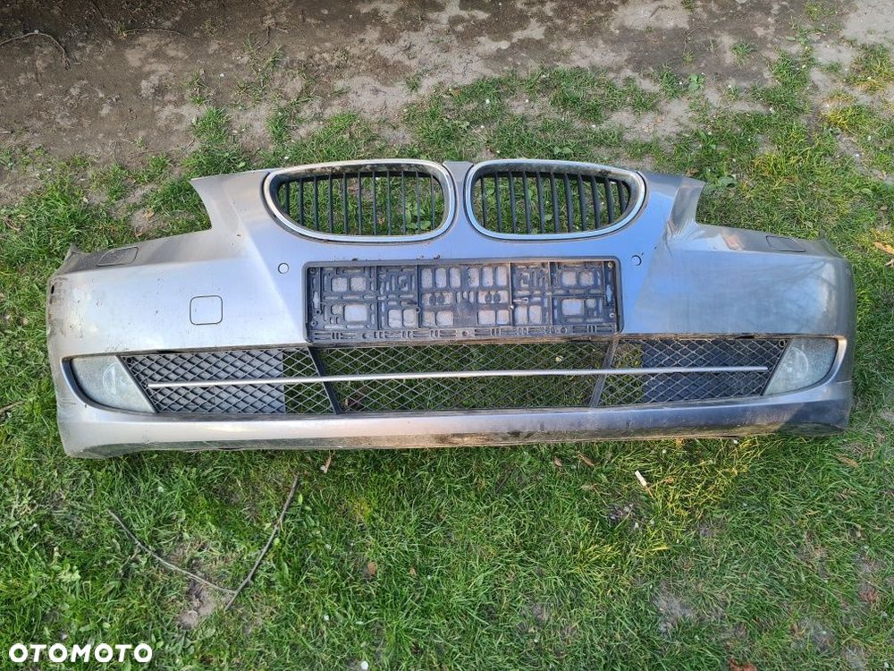 Kompletny zderzak przedni BMW E60 sedan E61 kombi po liftingu lift po 2008r PDC - 1