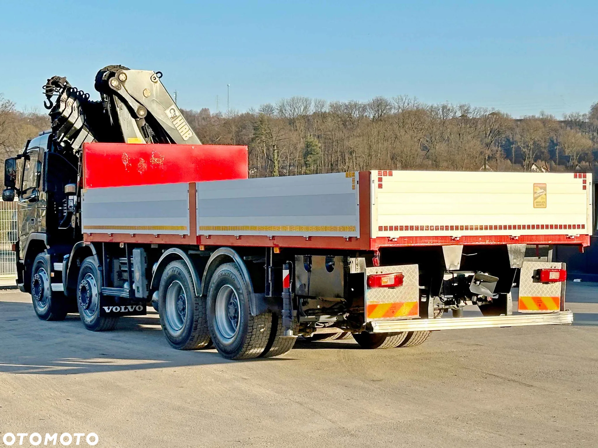 Volvo FM 440 * PLATFORMA 7,30 m * HIAB 377 E - 7 HIDUO + PILOT / 8x4 - 11