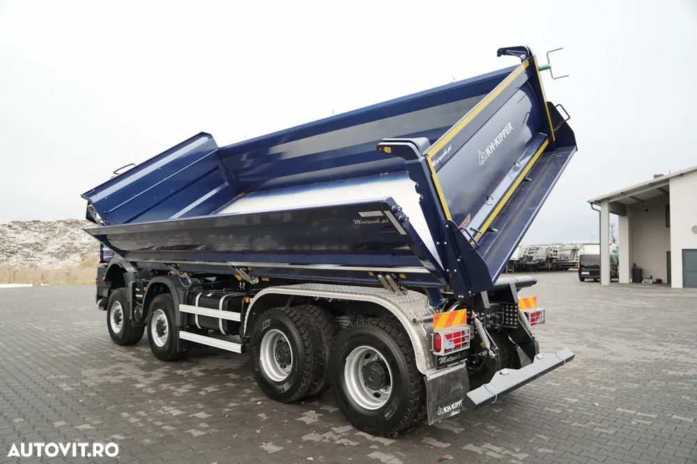 MAN TGS 41.480 / 8x6 / BASCULANĂ SPATE / MANUAL / NOU NOU / KH-KIPPER / - 10