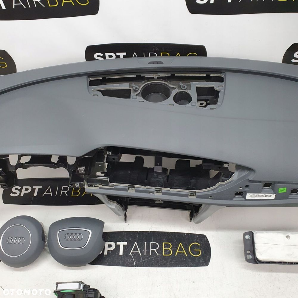 AUDI A6 C7 A6 4G DESKA ROZDZIELCZA KONSOLA KOKPIT PULPIT PODUSZKI AIRBAG AIR BAG PASY KIT SET - 3