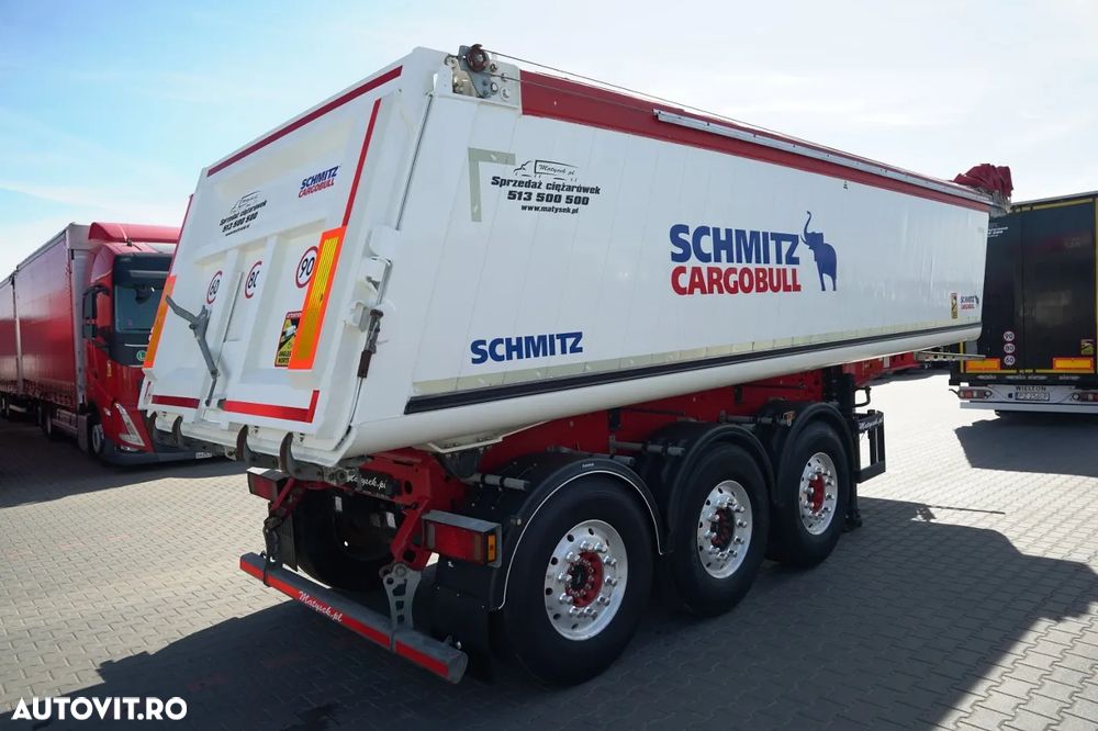 Schmitz Cargobull BASCULATOR SCHMITZ / 27 m3 / ALUMINIU / PUNCT DE RIDICARE / 5.300 KG / JANTE DIN ALIAJ - 6