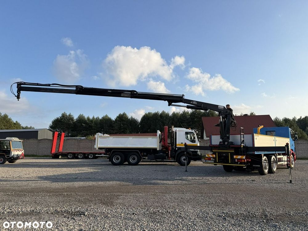 Scania R 400 LB 6x2 HDS Budowlanka Widły Oś Skrętna Super Stan - 27