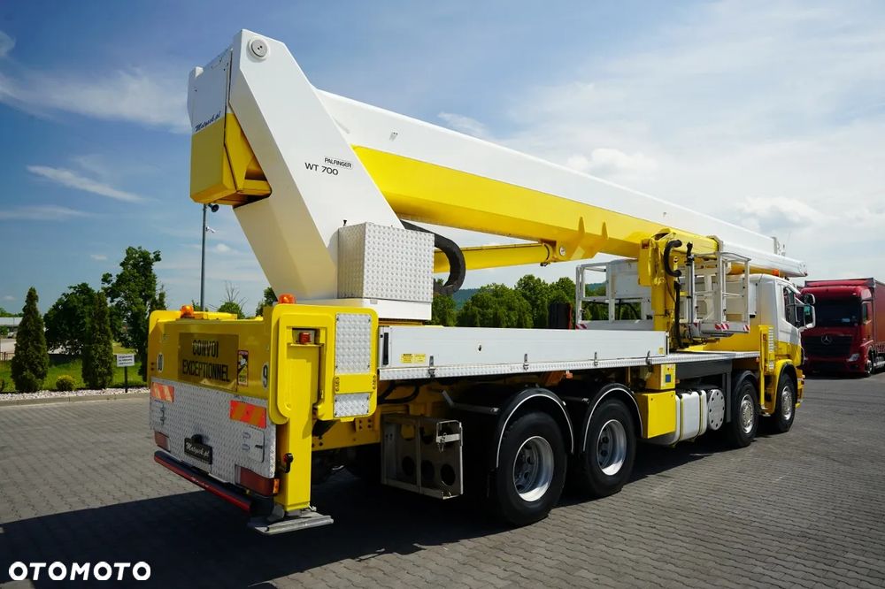 Scania P 380 / 8x4 / PODNOŚNIK KOSZOWY / PALFINGER WT 700 / WYSOKOŚĆ ROBOCZA 70 M / - 6