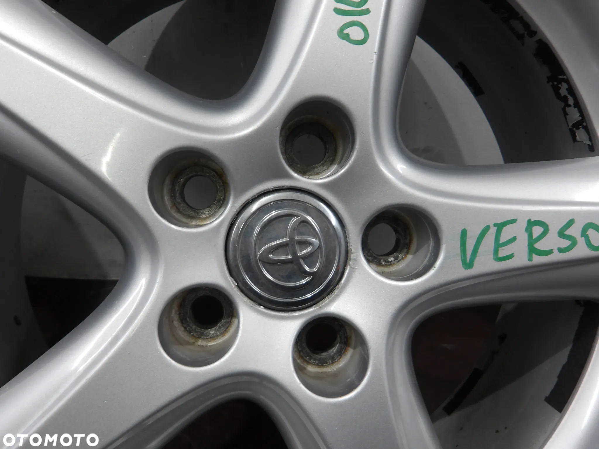 TOYOTA COROLLA VERSO 2.2D FELGI ALUMINIOWE ALUFELGI 5X114.3 7J ET45 R17 - 4