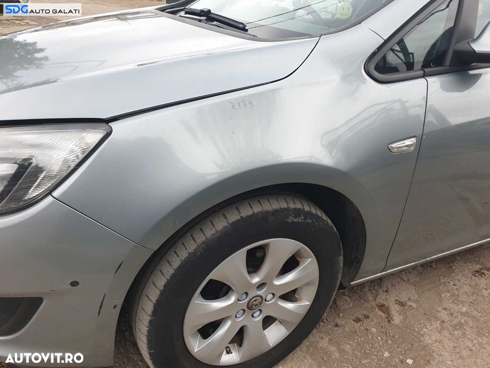 Aripa Stanga Fata Opel Astra J Facelift 2012 - 2016 Culoare Z179 [C7195] - 3