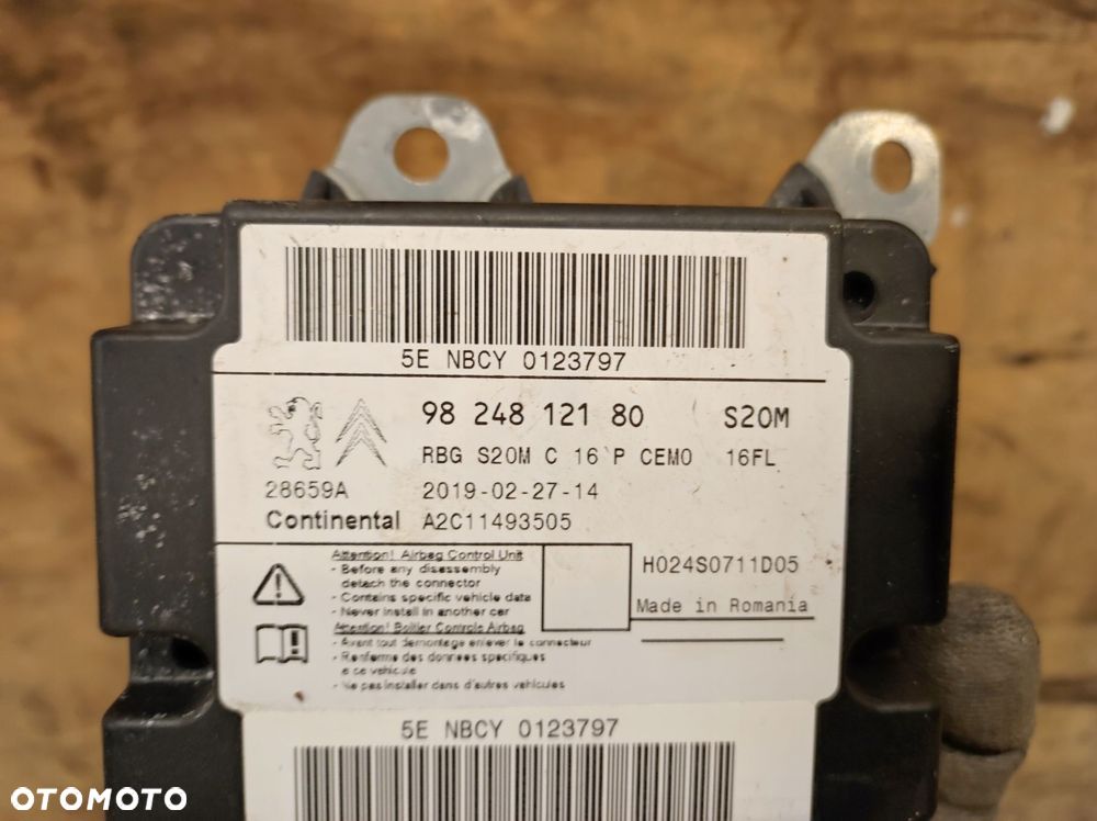 moduł sterownik sensor poduszek 3008 ii 2 - 4