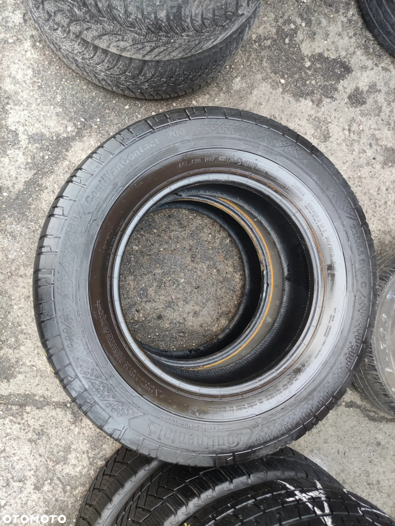 235/65R16C 16 C 115/113R CONTINENTAL CONTIVANCONTACT 200 Opony Letnie Lato  Legnica jak 225/65 6,5mm 21r - 4