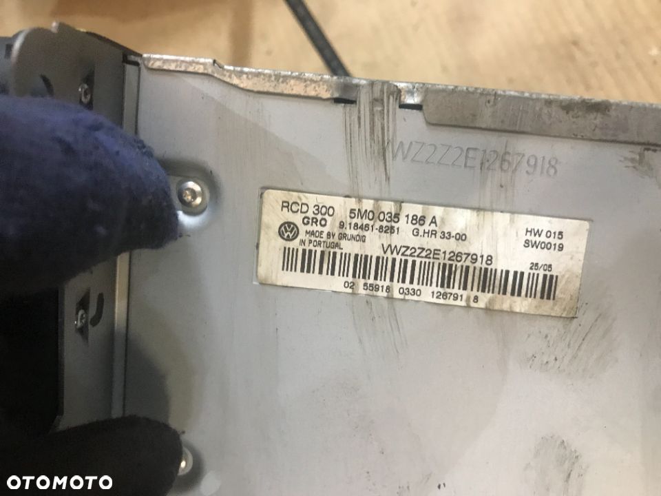 Radio CD GOLF V PLUS 5M0035186A - 4