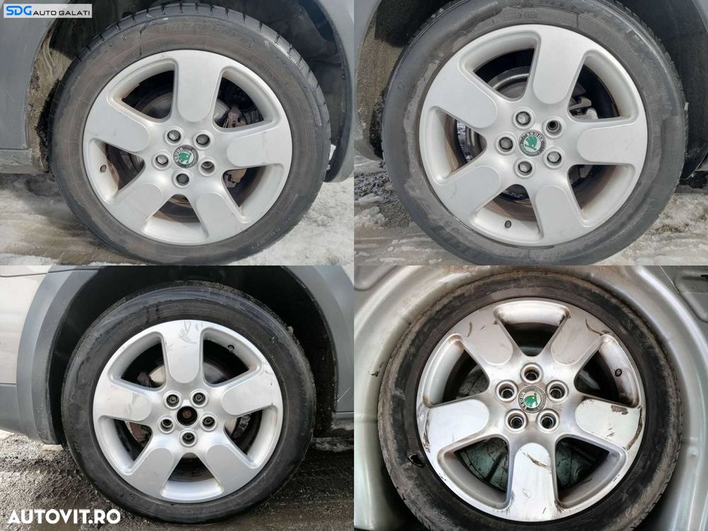 Set 4 Jante Roti Aliaj PROTEUS 225 50 17 R17 5x112 Volkswagen Golf 6 2008 - 2014 Cod 1Z0601025N - 1