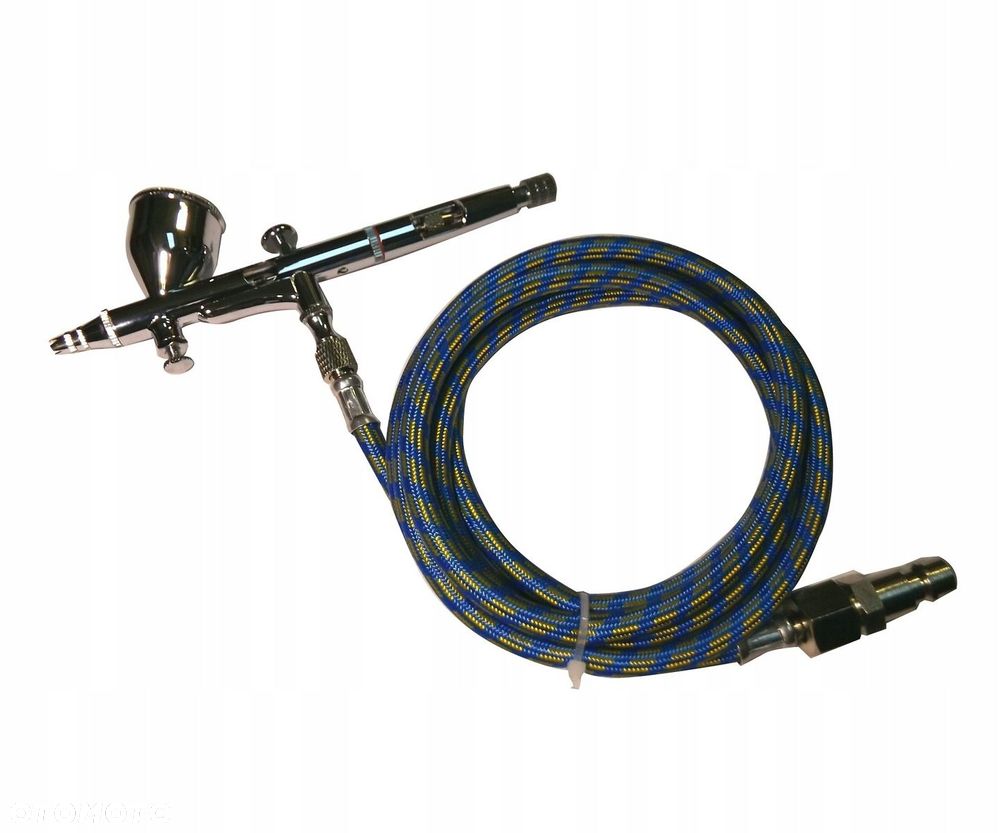 Aerograf malarski lakierniczy dwie dysze 0,2 0,3 - 2