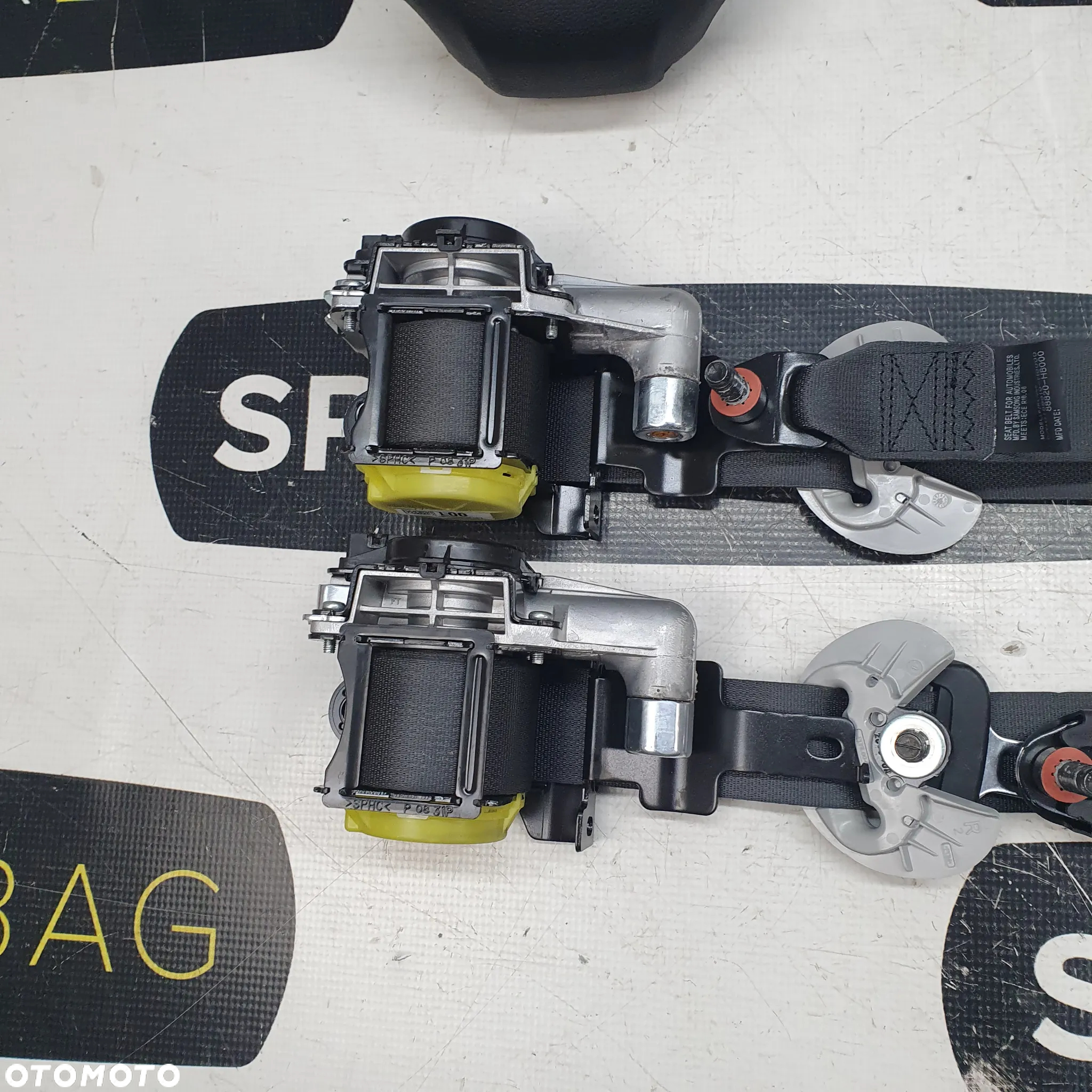 HYUNDAI IONIQ LIFT DESKA ROZDZIELCZA KONSOLA KOKPIT PULPIT PODUSZKI AIRBAG AIR BAG PASY KIT SET - 9