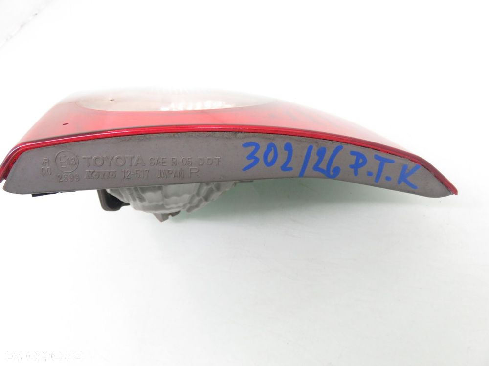 LAMPA PRAWA TYLNA KLAPA TOYOTA COROLLA E12 SEDAN - 5