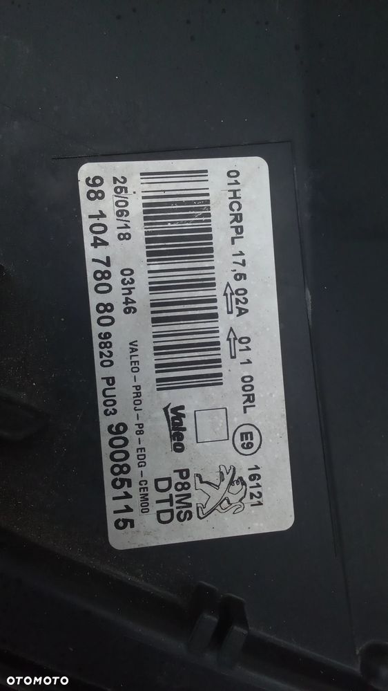 Lampa Prawa zwykła Peugeot 3008 5008 II 2 Europa - 4