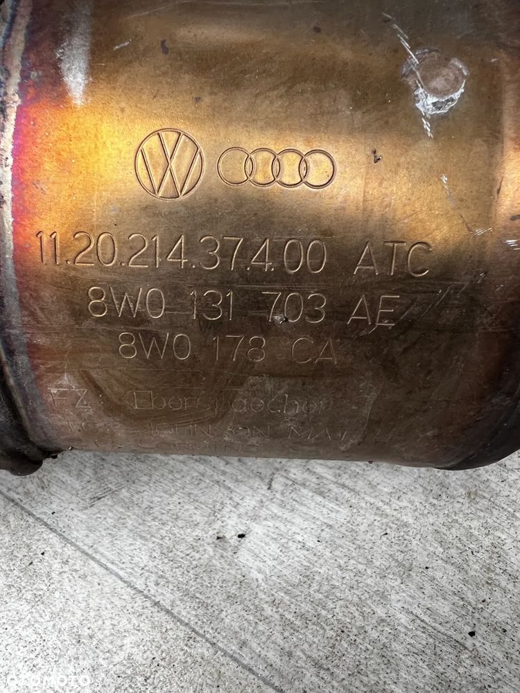 KATALIZATOR DFP FILTR CZĄSTEK STAŁYCH AUDI A4 B9 8W A5 8W0131703AD 8W0131703AE** - 2