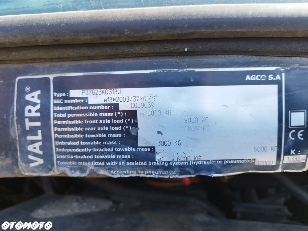 Valtra ciągnik traktor S353 TUZ - 9