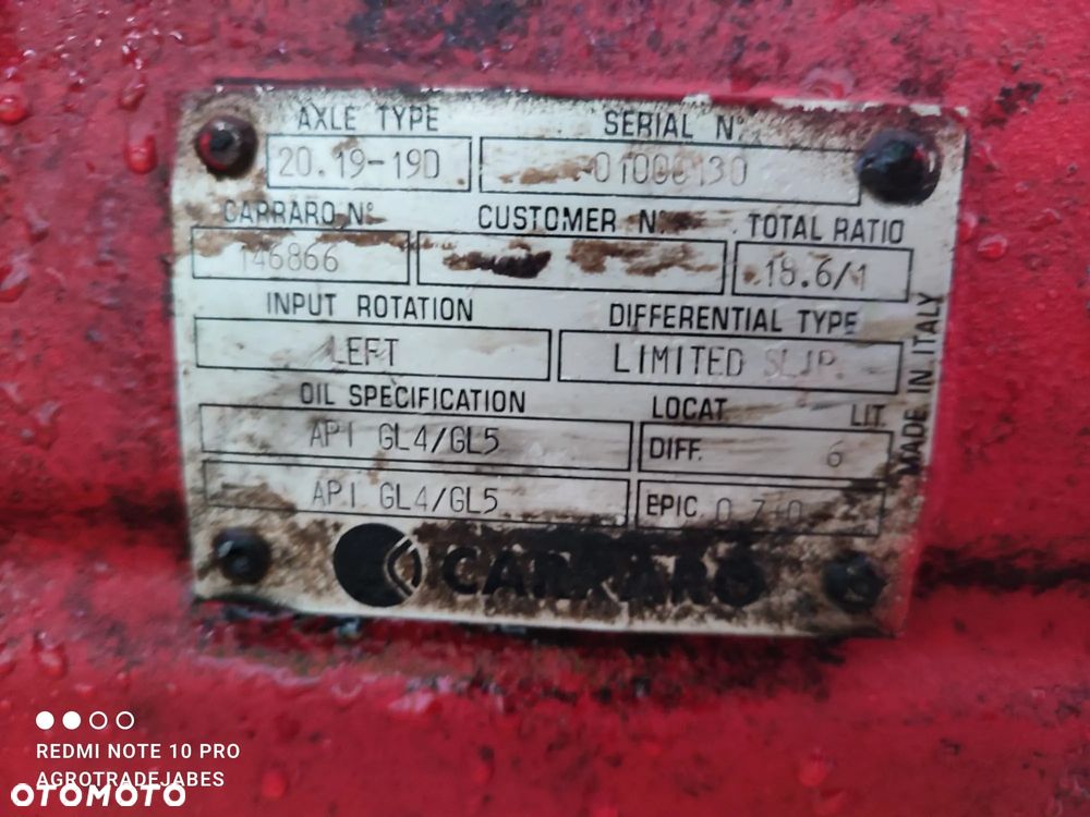 Most napędowy 146866 Carraro McCormick 100 - 13