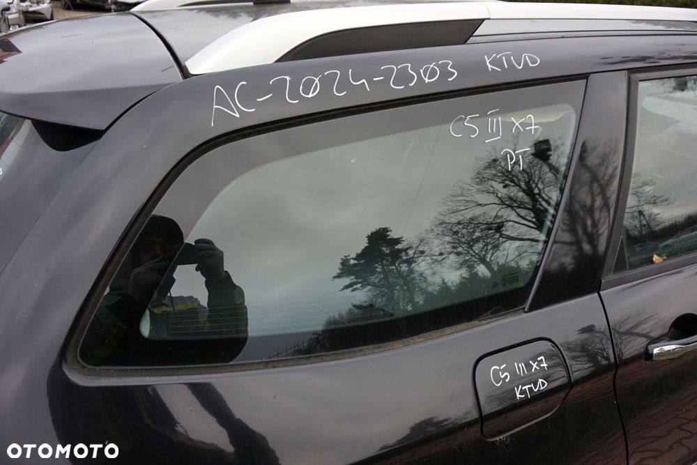 SZYBA KAROSERYJNA TYLNA PRAWA BOCZNA C5 III X7 KOMBI  CITROEN 2008-2017 - 2