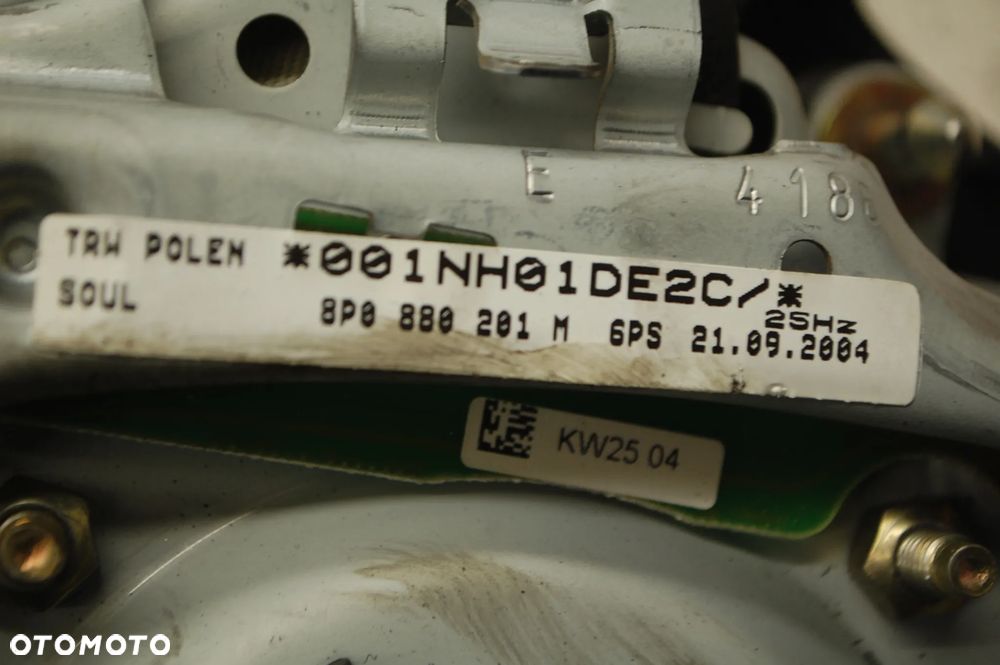PODUSZKA POWIETRZNA KIEROWCY 8P0880201M AUDI A4 B6 B7 A3 8P - 3