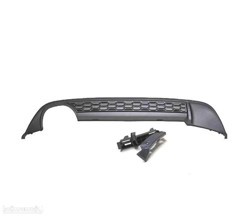 DIFUSOR VOLKSWAGEN GOLF 7 12-17 LOOK GTI DUPLA SAIDA - 2