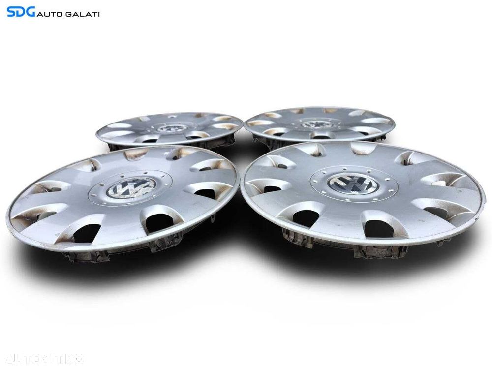 Set 4 Capace Jante Roti Tabla R15 Volkswagen Golf 5 2004 - 2008 Cod 1T0601147 [N5229] - 4