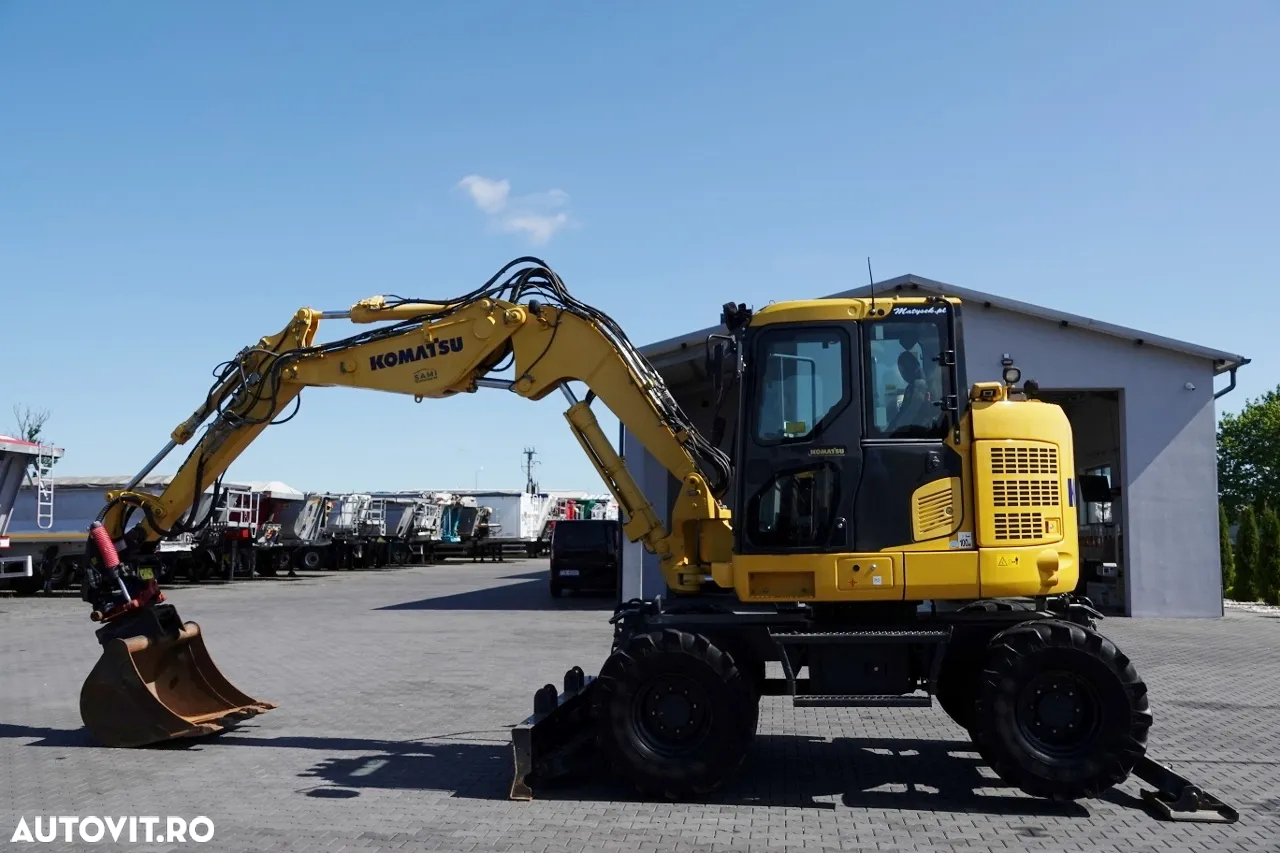 Komatsu PW 118 MR / EXCAVATOR PE ROȚI / 2019 / ROTARE ÎN ȘI ÎNĂLȚIME / CAMERĂ / CONTRACT DE SERVICE POST-SERVICE - 3